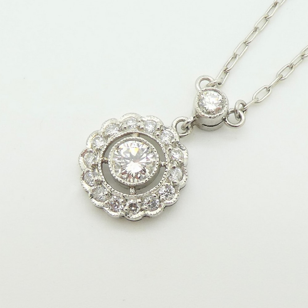 Re-modelled diamond pendant