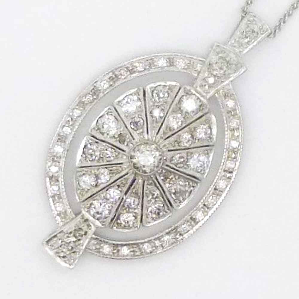 Re-modelled diamond pendant