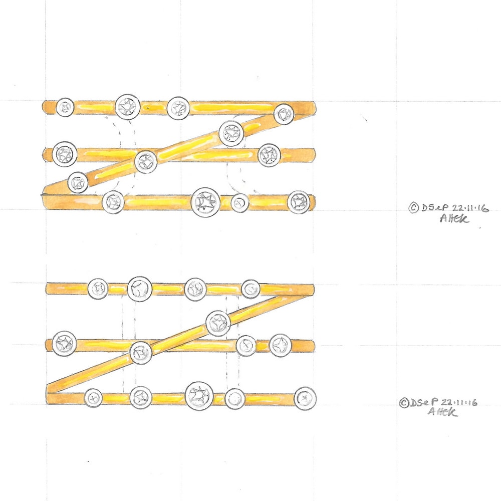Design for diamond set cuff bangle in yellow gold