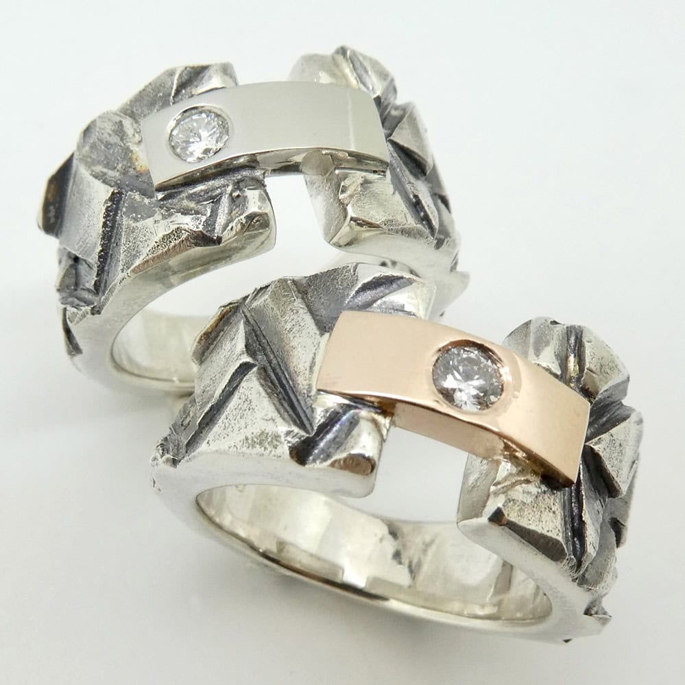 Bespoke silver men's ring